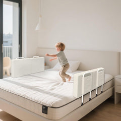 goodleben bed rail guard prevents toddler falls during sleep