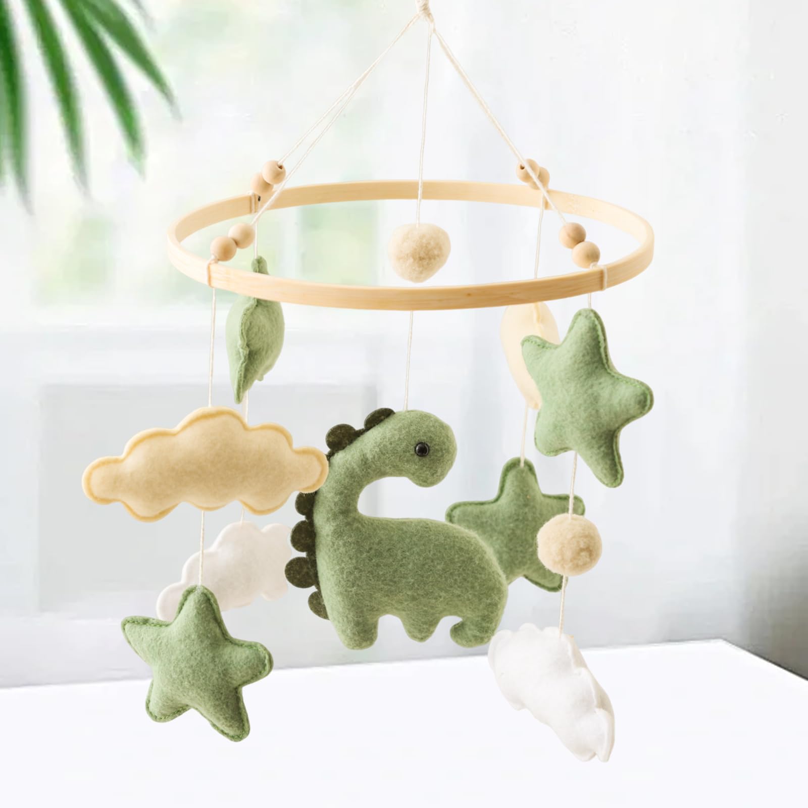 Gender-neutral GOODMOM mobile complements any nursery theme