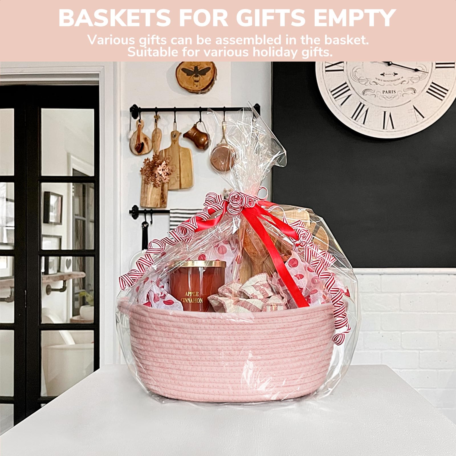 Goodpick baby gift basket in a nursery setting showing soft material and decorative appeal