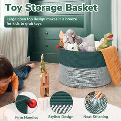 Goodpick Christmas gift basket ready to surprise with sturdy cotton rope