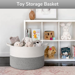 Goodpick basket features decorative red balls for easy transport between rooms.