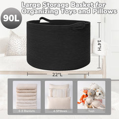 Goodpick blanket storage and toy bin, organized living spaces.