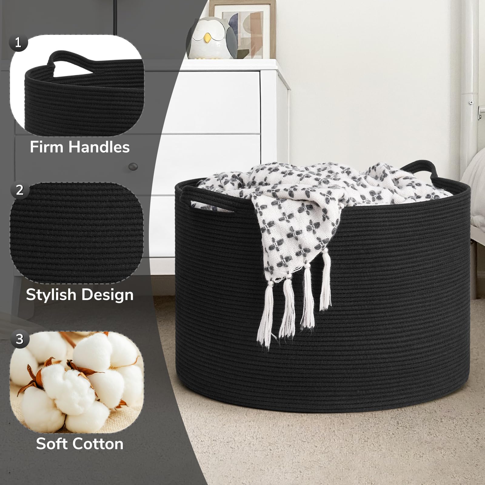 Goodpick decorative red balls enable easy room-to-room transport.