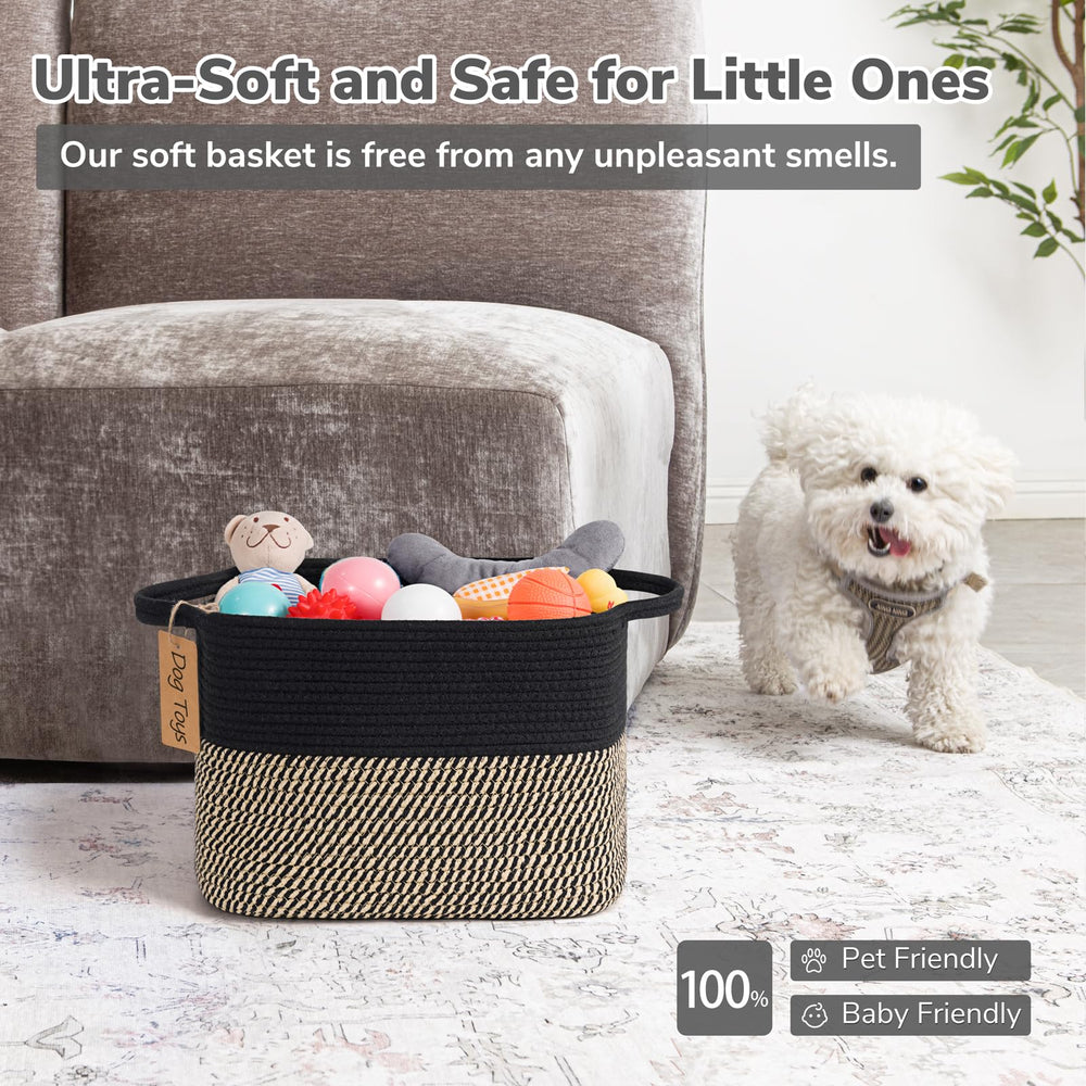 Goodpick labeled basket helps identify laundry, towels, or toys.