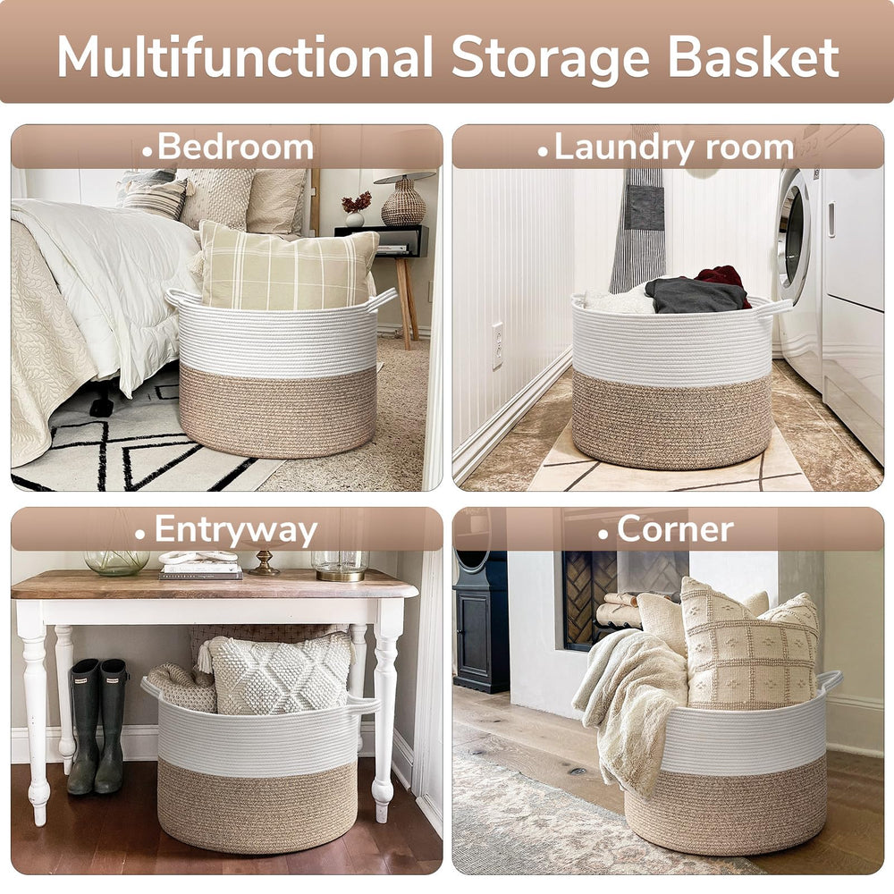 Goodpick nursery scene with basket for blankets and toys