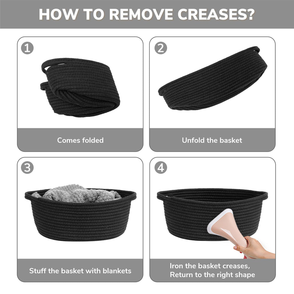 Goodpick neutral decorative basket complements any decor and is easy to clean.