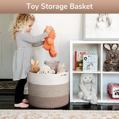 Goodpick neutral-tone woven basket complements a modern home decor.