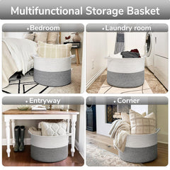 Goodpick rope basket handles offer portable organization on the go.