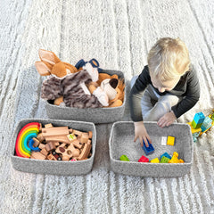 Goodpick baskets organize cosmetics, toys, towels and more