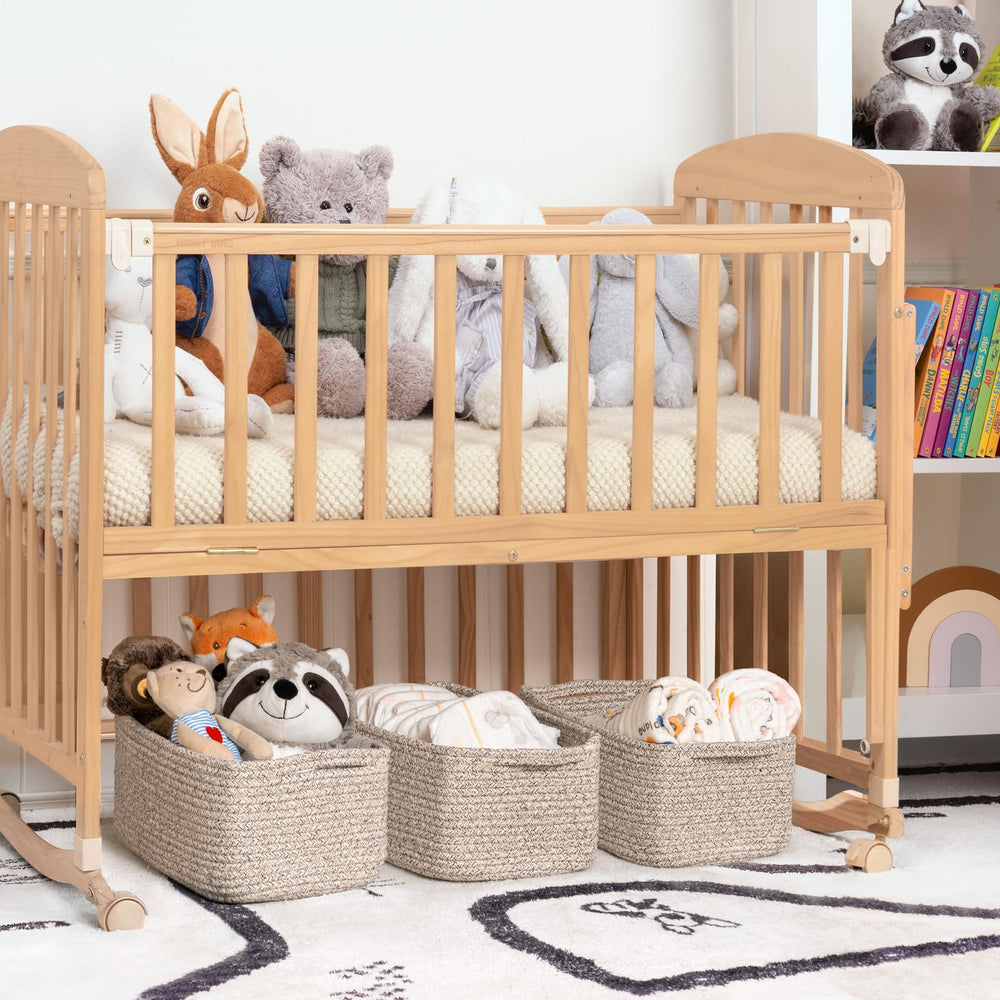 Goodpick sturdy, easy-to-reshape baskets enhance playrooms and bathrooms.