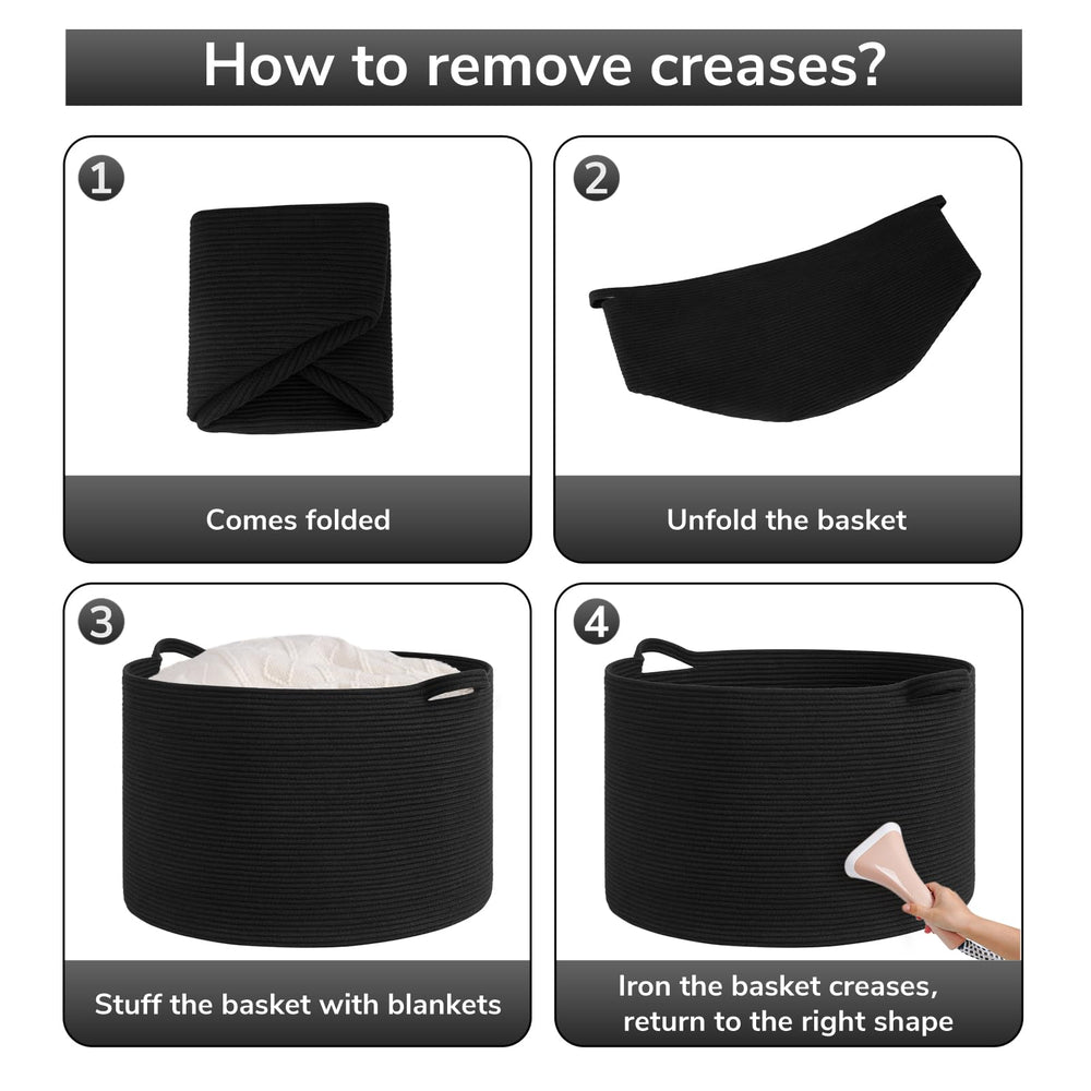 Goodpick versatile storage basket for toys, blankets, and laundry.