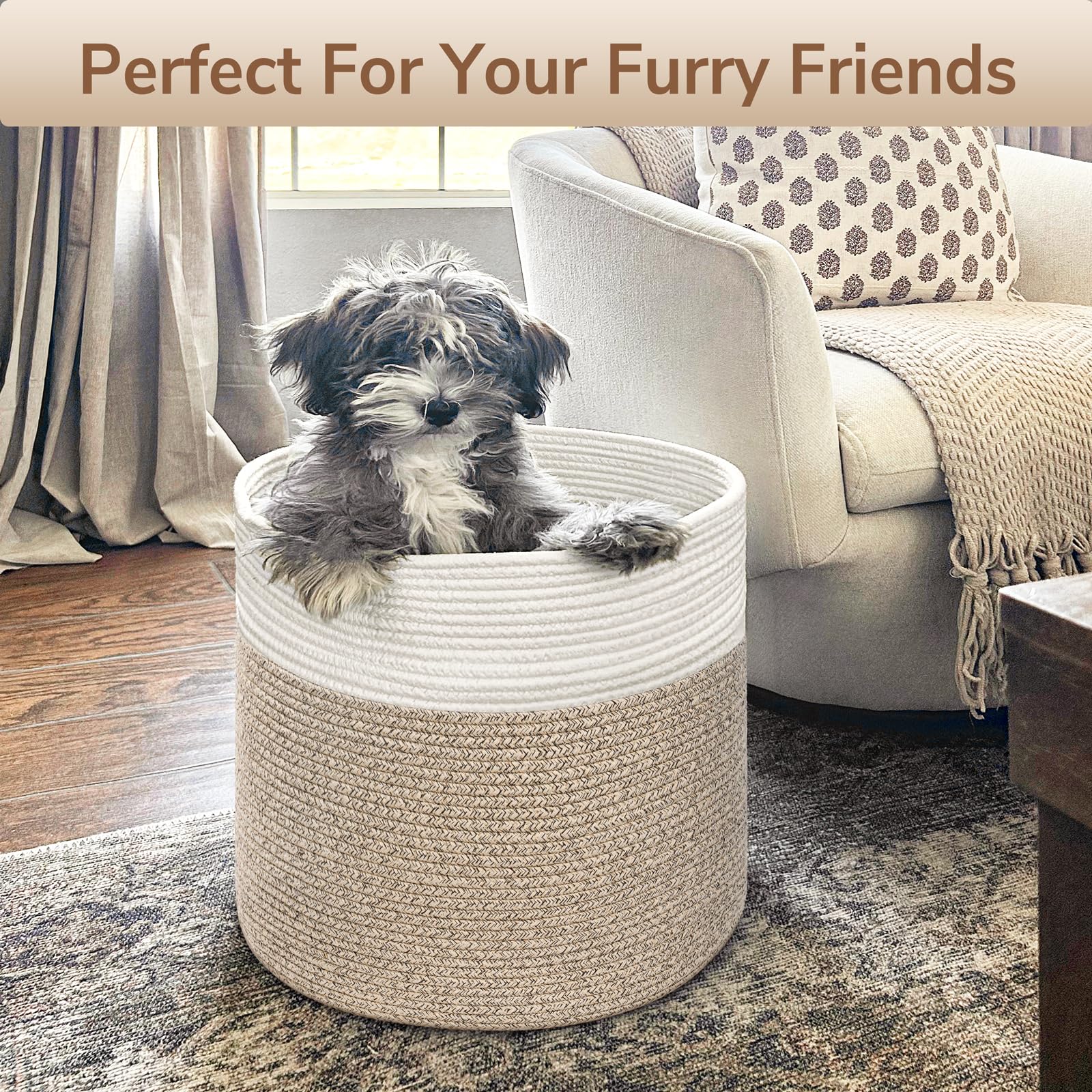 Goodpick toy storage basket keeping play areas organized and inviting