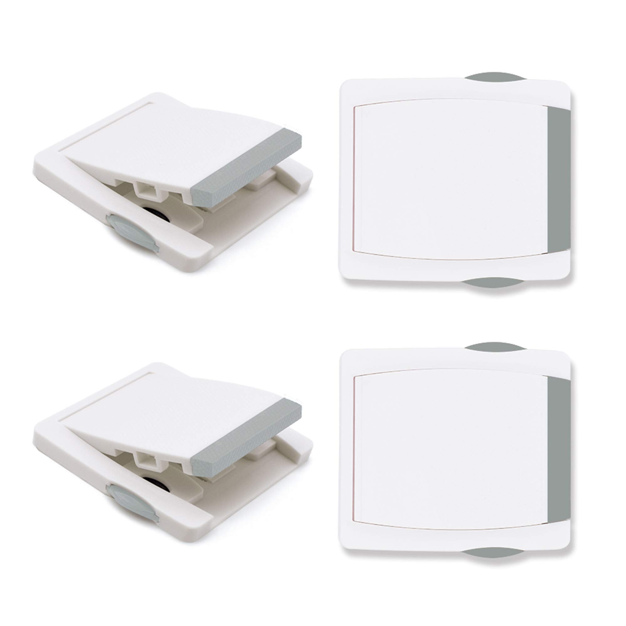 Goodv four-pack window lock secures glass windows for child safety
