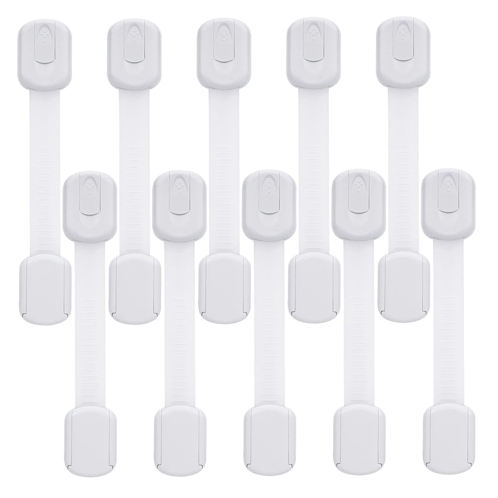 Goodv 10-pack cabinet locks in packaging for safe childproofing