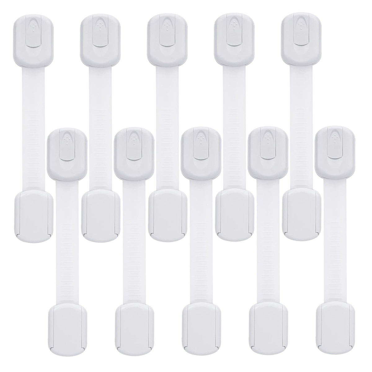 Goodv 10-pack cabinet locks in packaging for safe childproofing