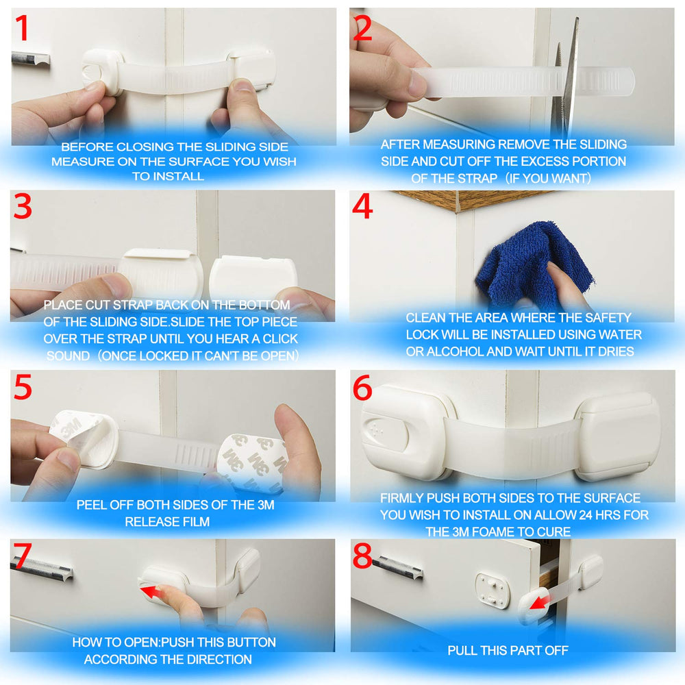 Goodv lock near toilet seat safety application.