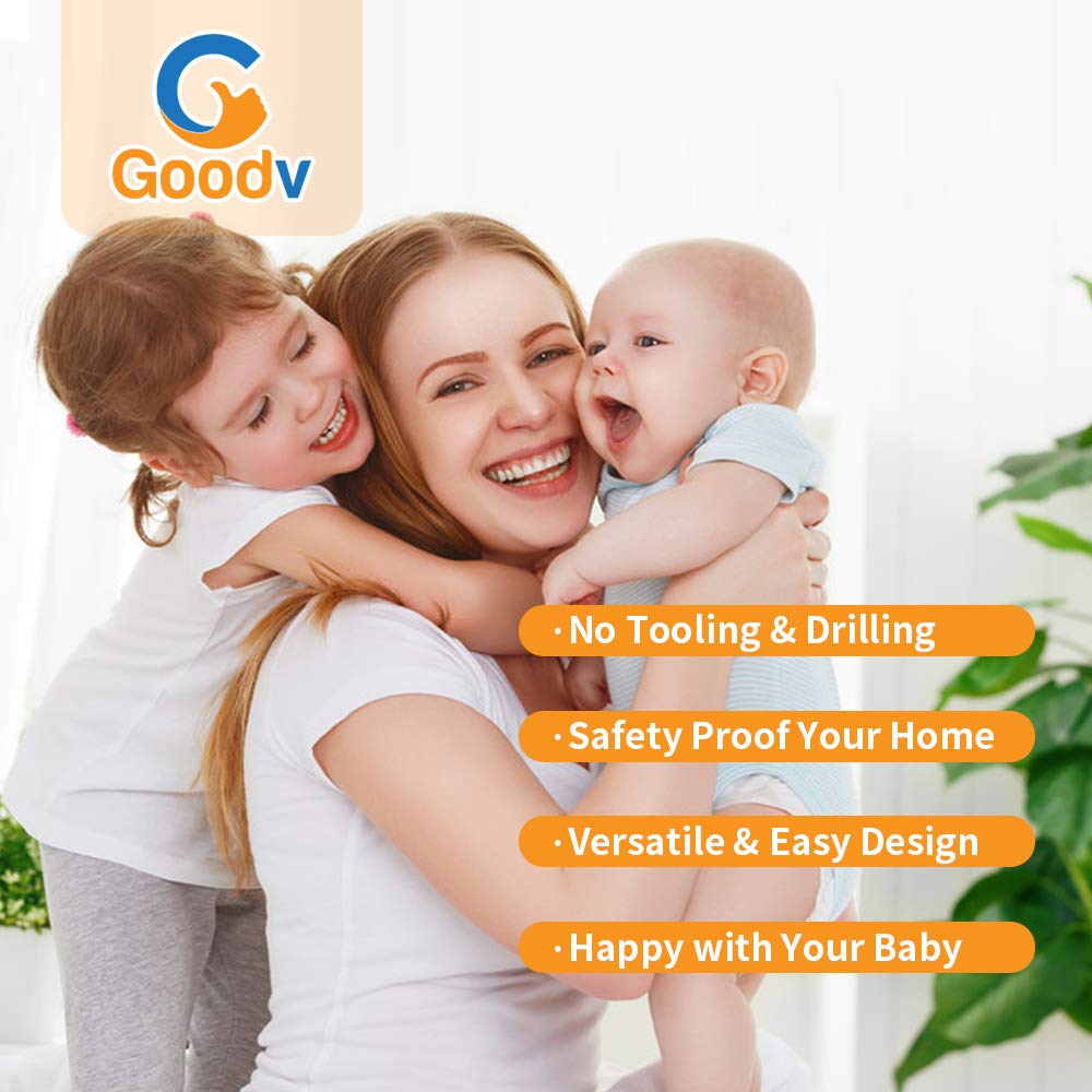 Goodv packaging shows clear instructions for quick, secure installation.