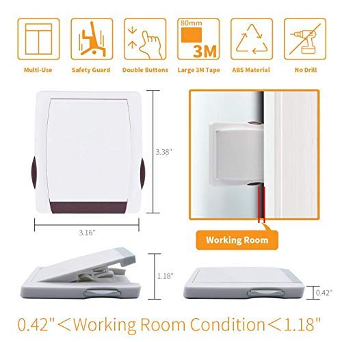 Goodv two-button operation makes locking and releasing simple