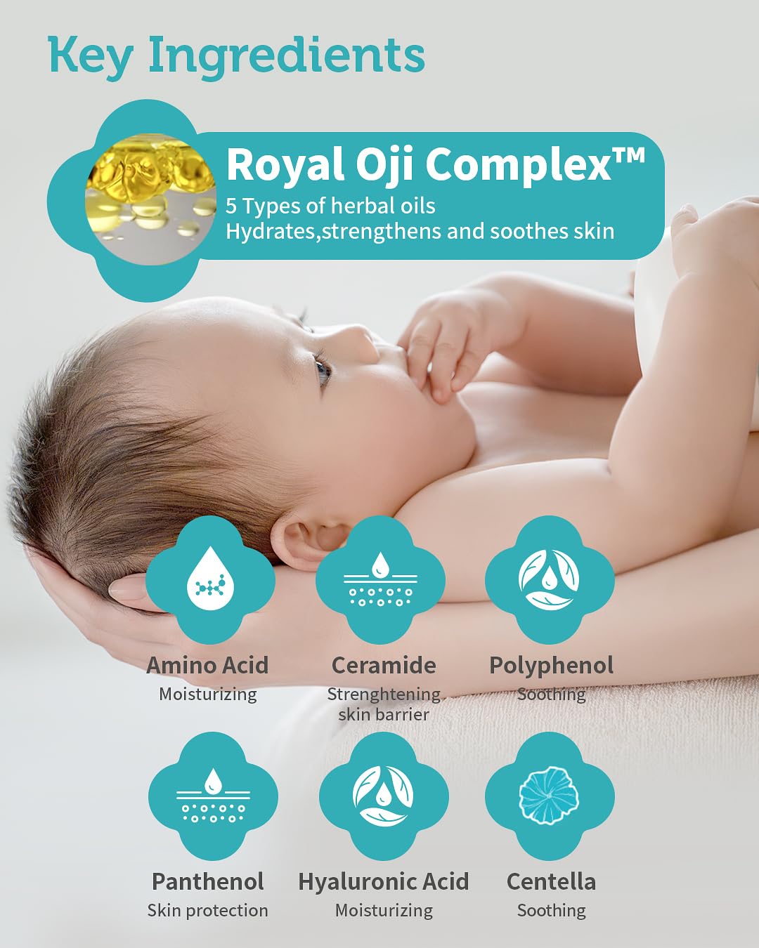 Royal Oji Complex illustration with ceramides on GOONGBE.