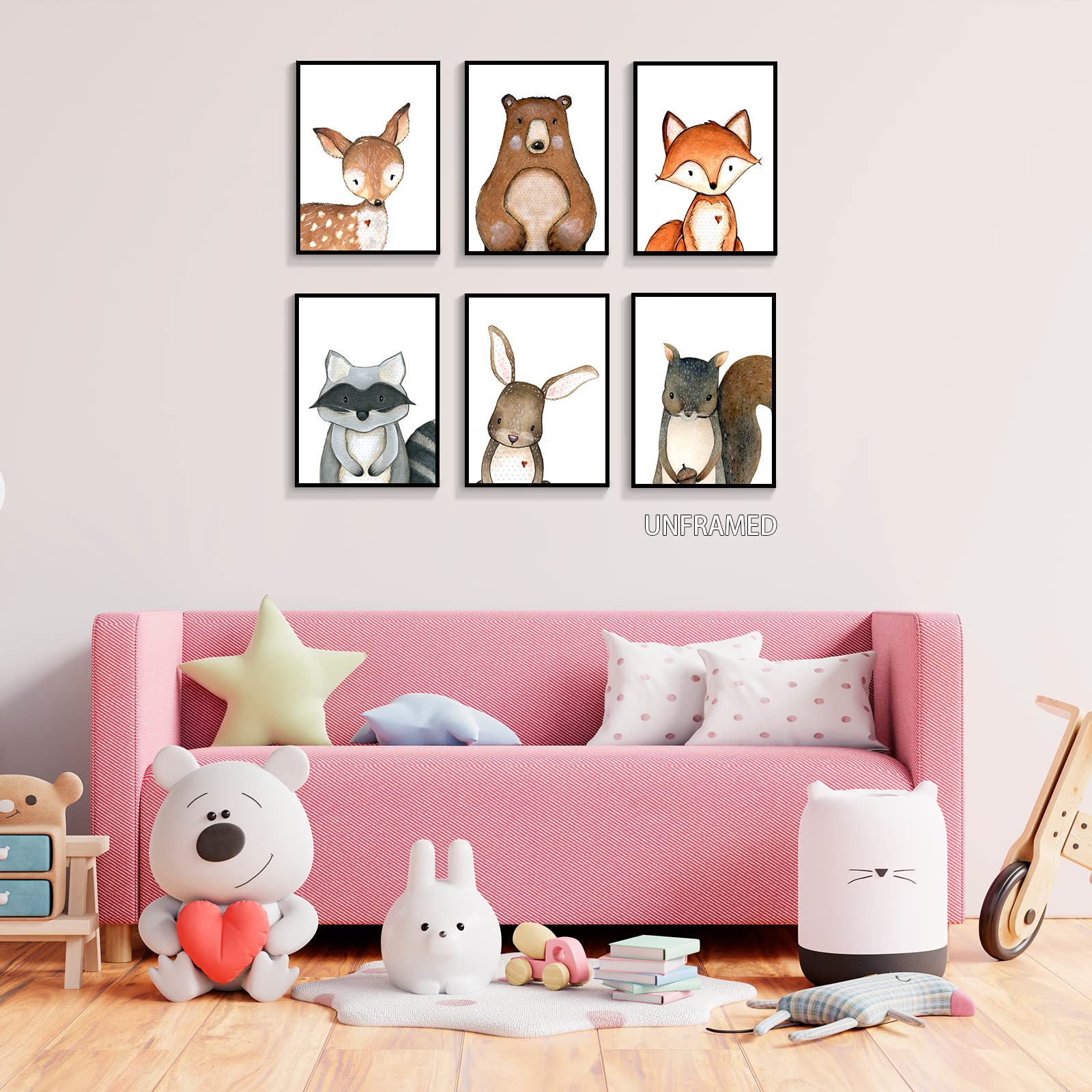 Gooptyinh woodland squirrel poster introduces playful forest detail