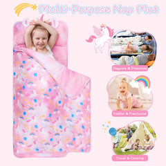 GOPHRALOVE Nap Mat with removable pillow for easy cleaning.