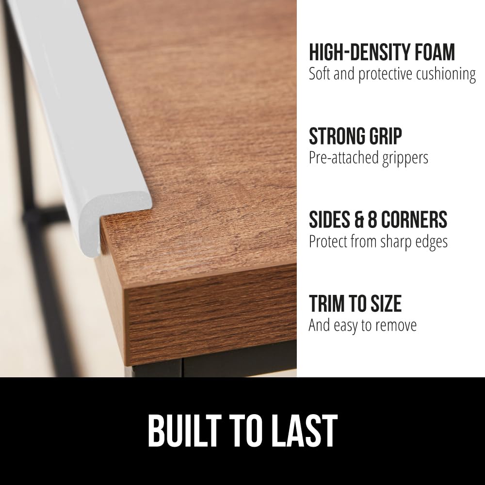 GORILLA GRIP edge roll along a desk edge showing extended coverage