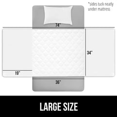 GORILLA GRIP machine washable top layer feels soft and easy to clean