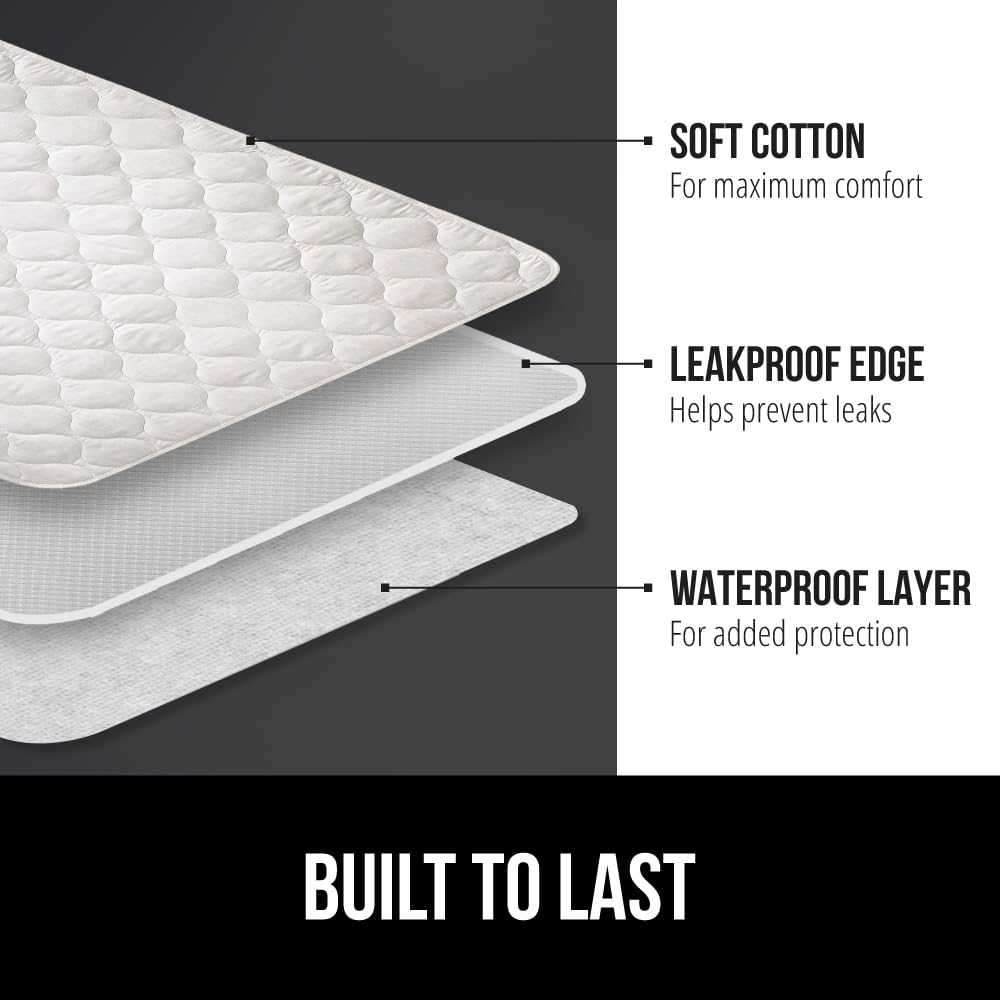 GORILLA GRIP saddle wing coverage secures the pad around bed edges