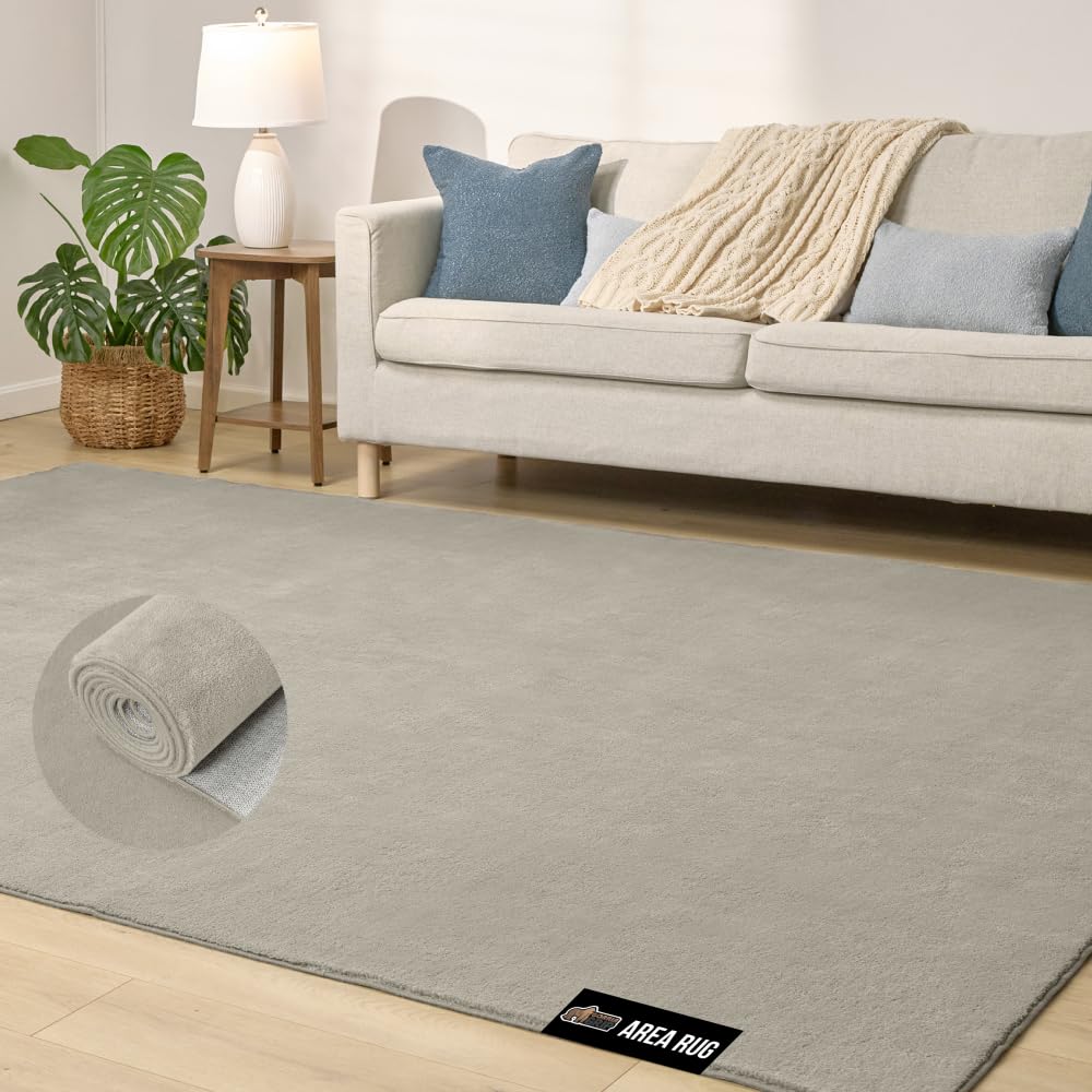 GORILLA GRIP slip resistant TPE backing keeps the rug secure on busy floors.