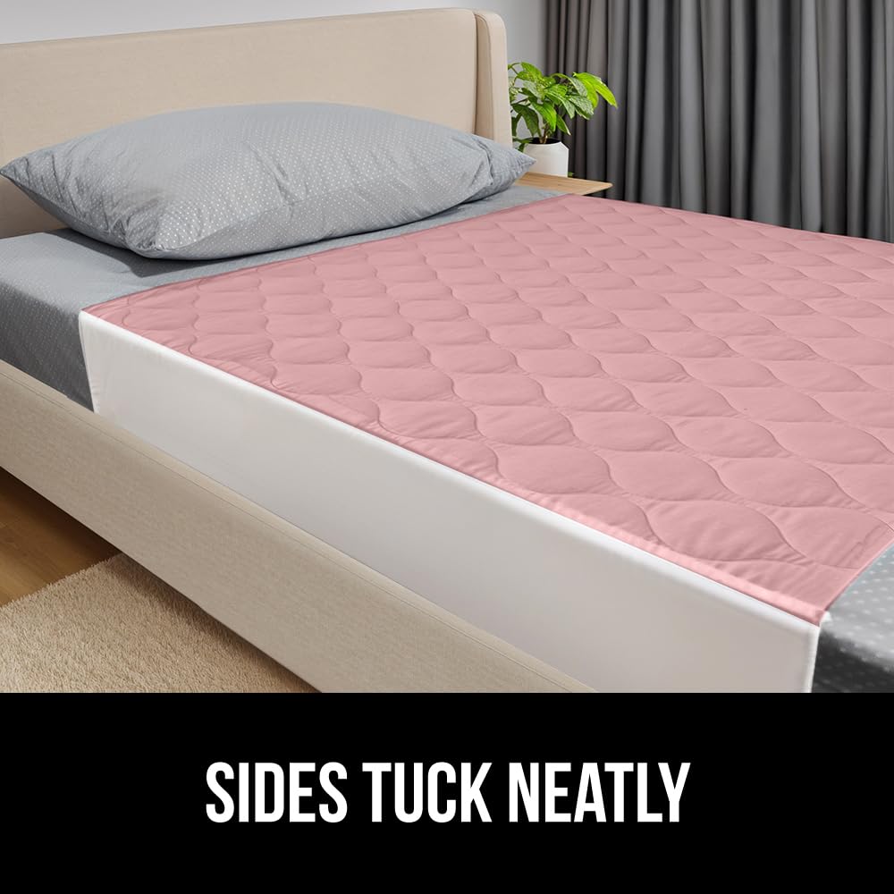 Gorilla Grip pad on bed demonstrates comfortable protection during sleep.