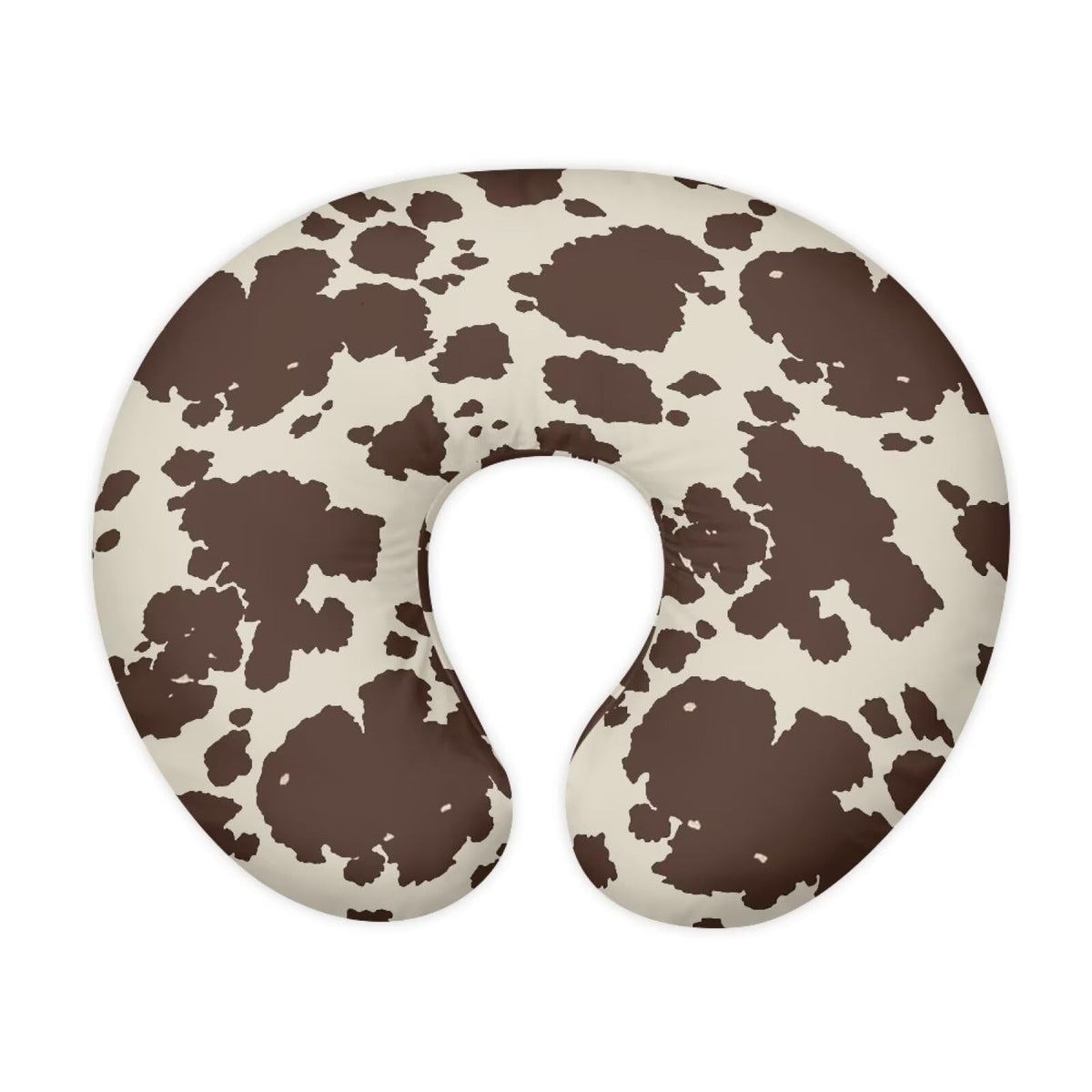 Goronwyfloyd cow hide nursing pillowcase offers soft protection for pillow cores.