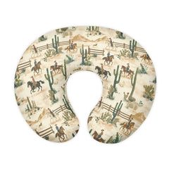 Goronwyfloyd Cowboy and Cacti nursing pillow cover for comfortable feeding sessions