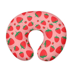 Goronwyfloyd cute strawberry nursing pillow cover shows a cheerful pattern for feeding.