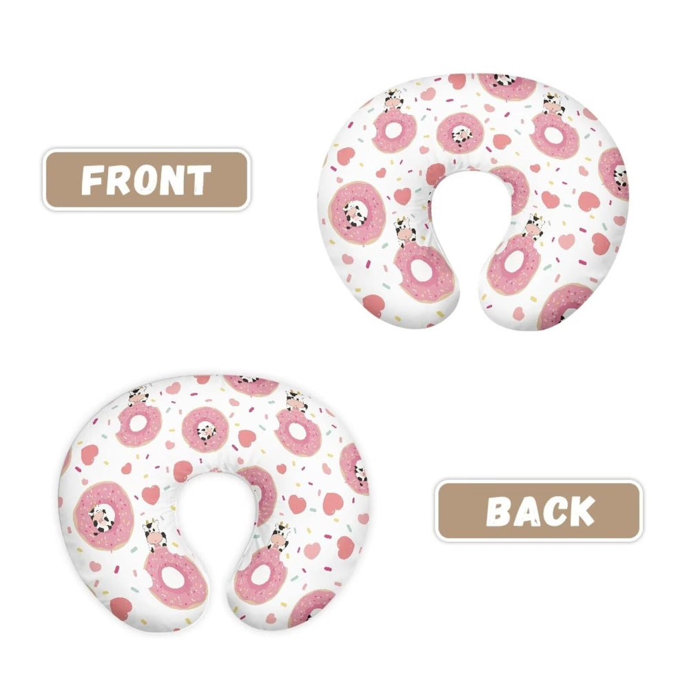 Goronwyfloyd donuts and cows slipcover highlights U-shaped support design