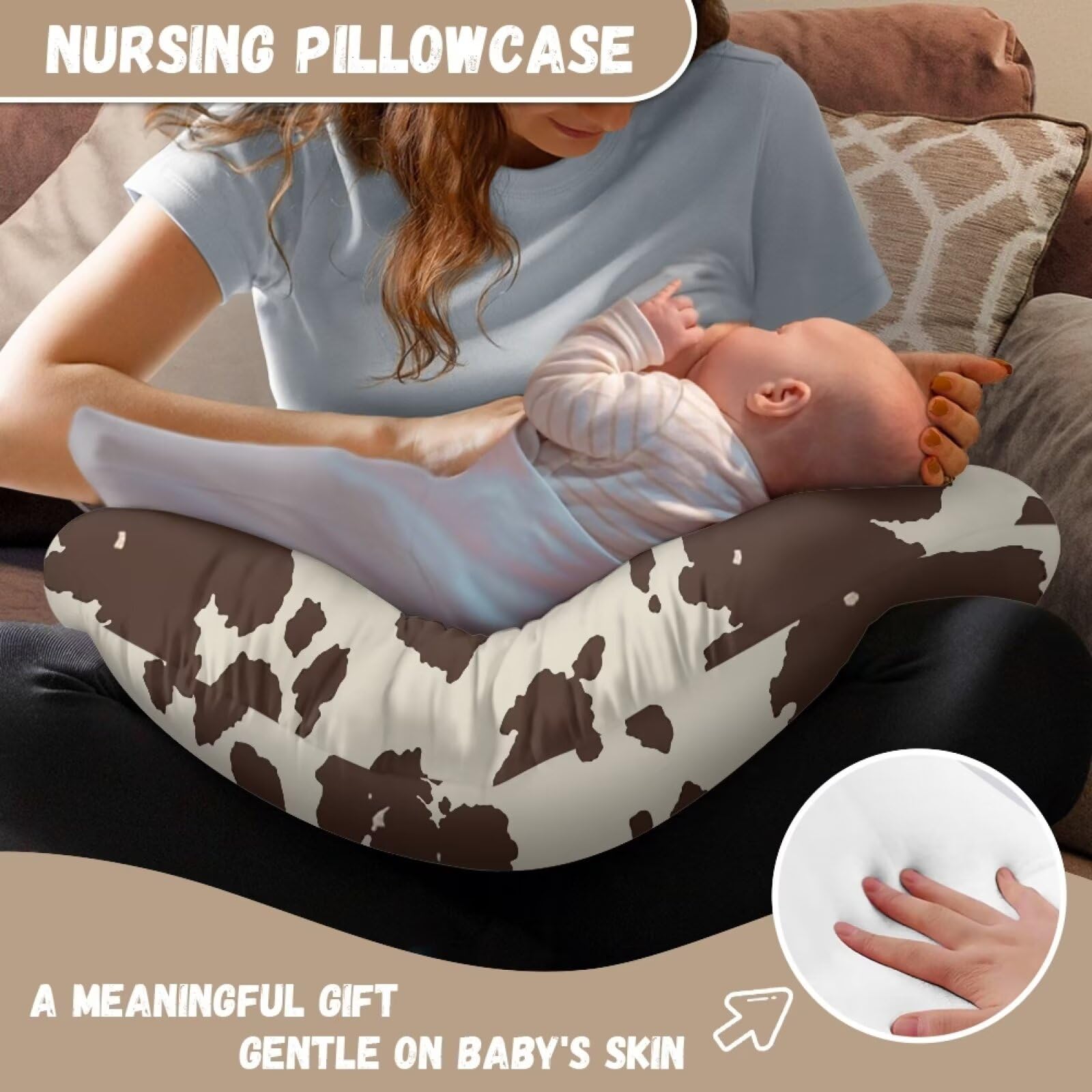 Goronwyfloyd multipurpose nursing cover for nursery, car, and living spaces.