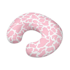 Goronwyfloyd Pink Cow Stripes cover shows hidden zipper for easy, skin-safe removal.