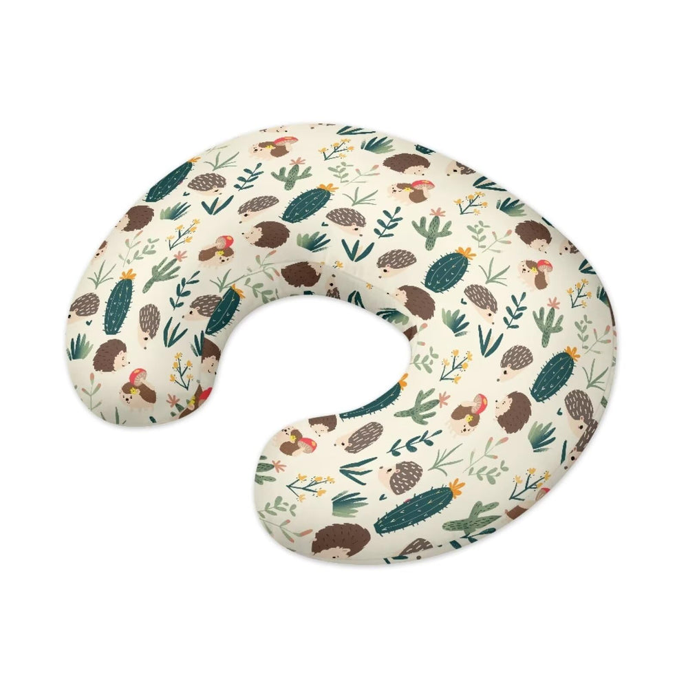 Goronwyfloyd soft polyester nursing pillow cover ensures lightweight, breathable support.