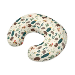 Goronwyfloyd soft polyester nursing pillow cover ensures lightweight, breathable support.