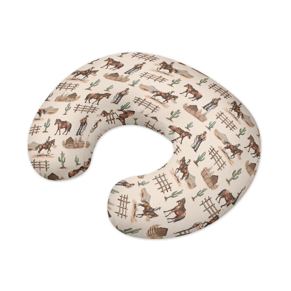 Goronwyfloyd U-shaped breastfeeding pillow cover for easy positioning and soft support.