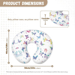 Goronwyfloyd u-shaped support; gentle back and neck support for mom and baby.