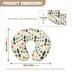 Goronwyfloyd u-shaped support improves ergonomic positioning for nap and feed.