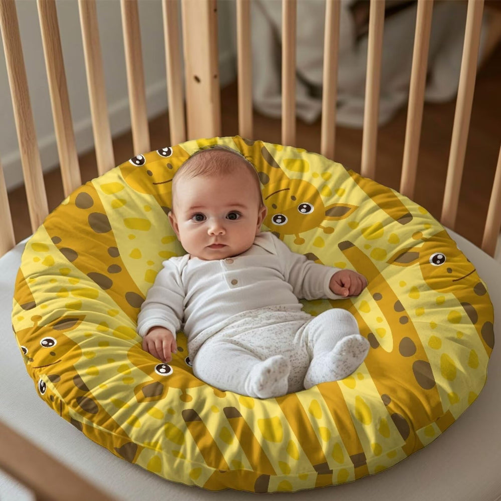 Goronwyfloyd yellow giraffes cover is easy to wash at home.