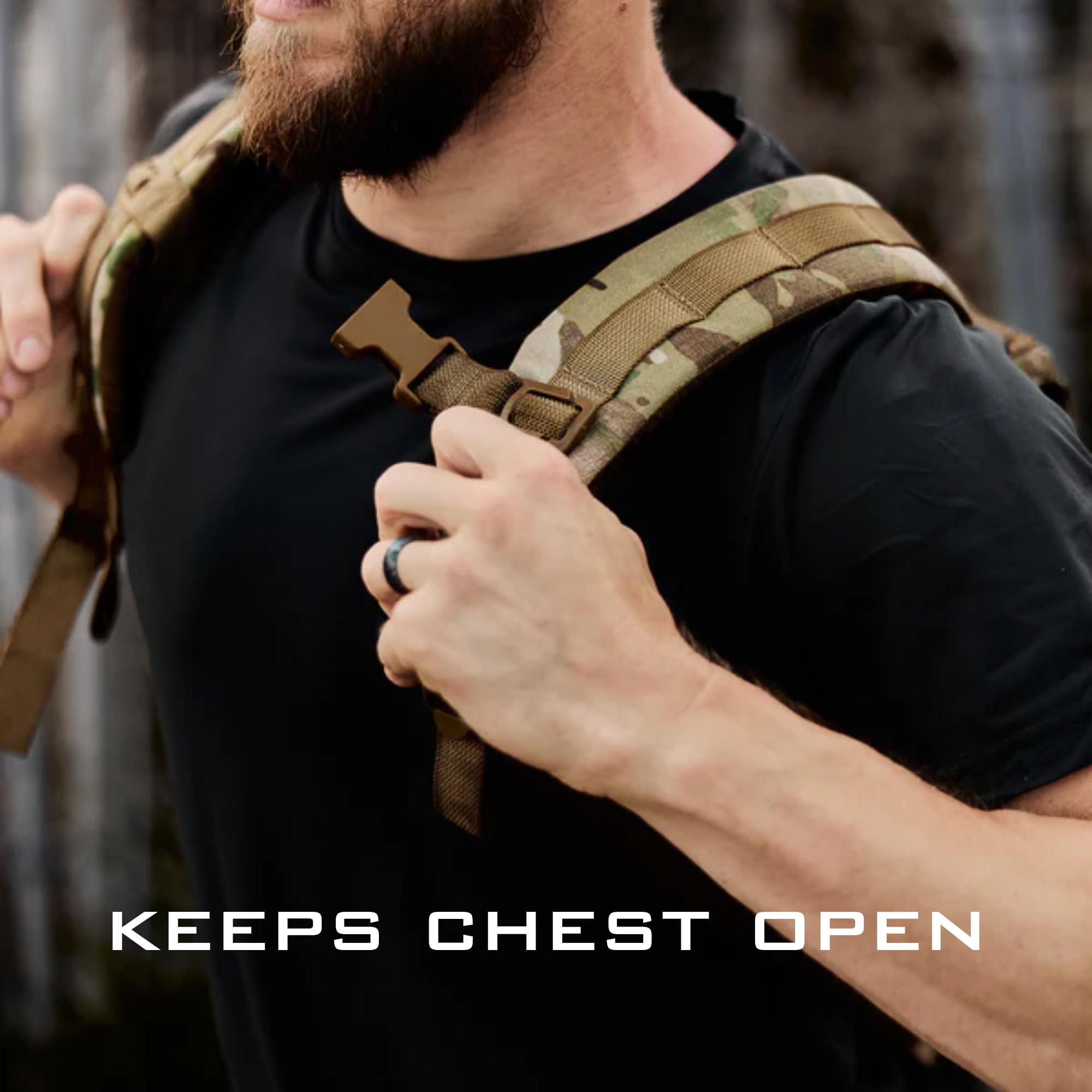 GORUCK Ruck Plate Carrier 3.0 plate pockets showing secure load