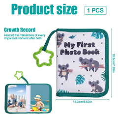 Gosknor Koala inside pages hold 4x6 photos, perfect for newborn milestones.