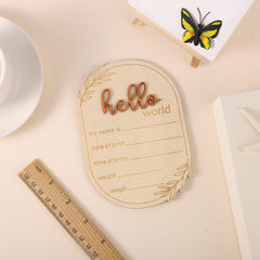 Gosknor wooden newborn prop with smooth finish and safe edges