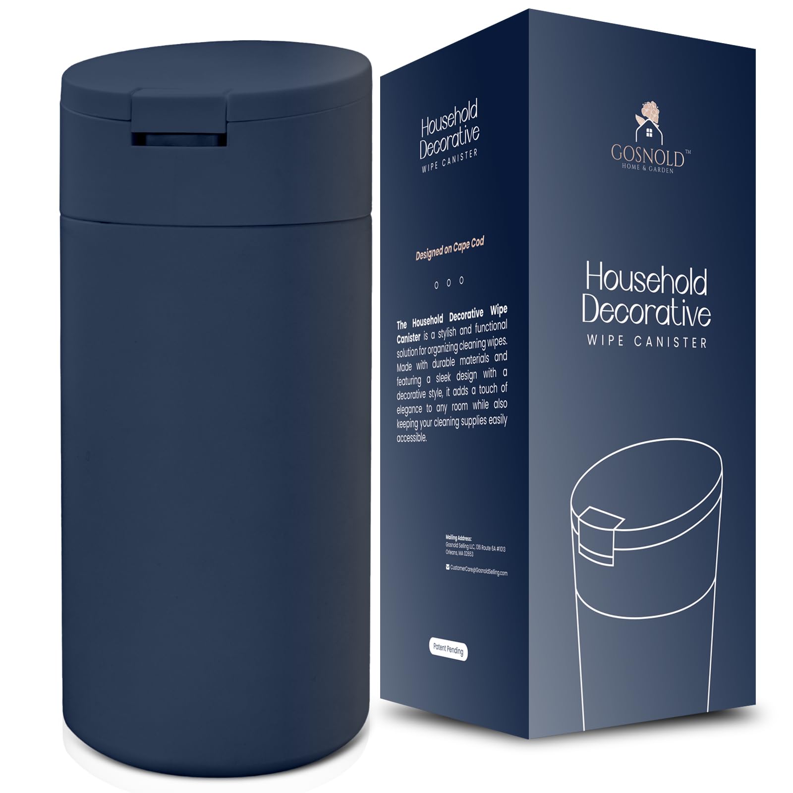 Fits most major wipe brands for versatile use with Gosnold
