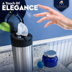 Gosnold dispenser holds up to 80-count wipes for busy spaces