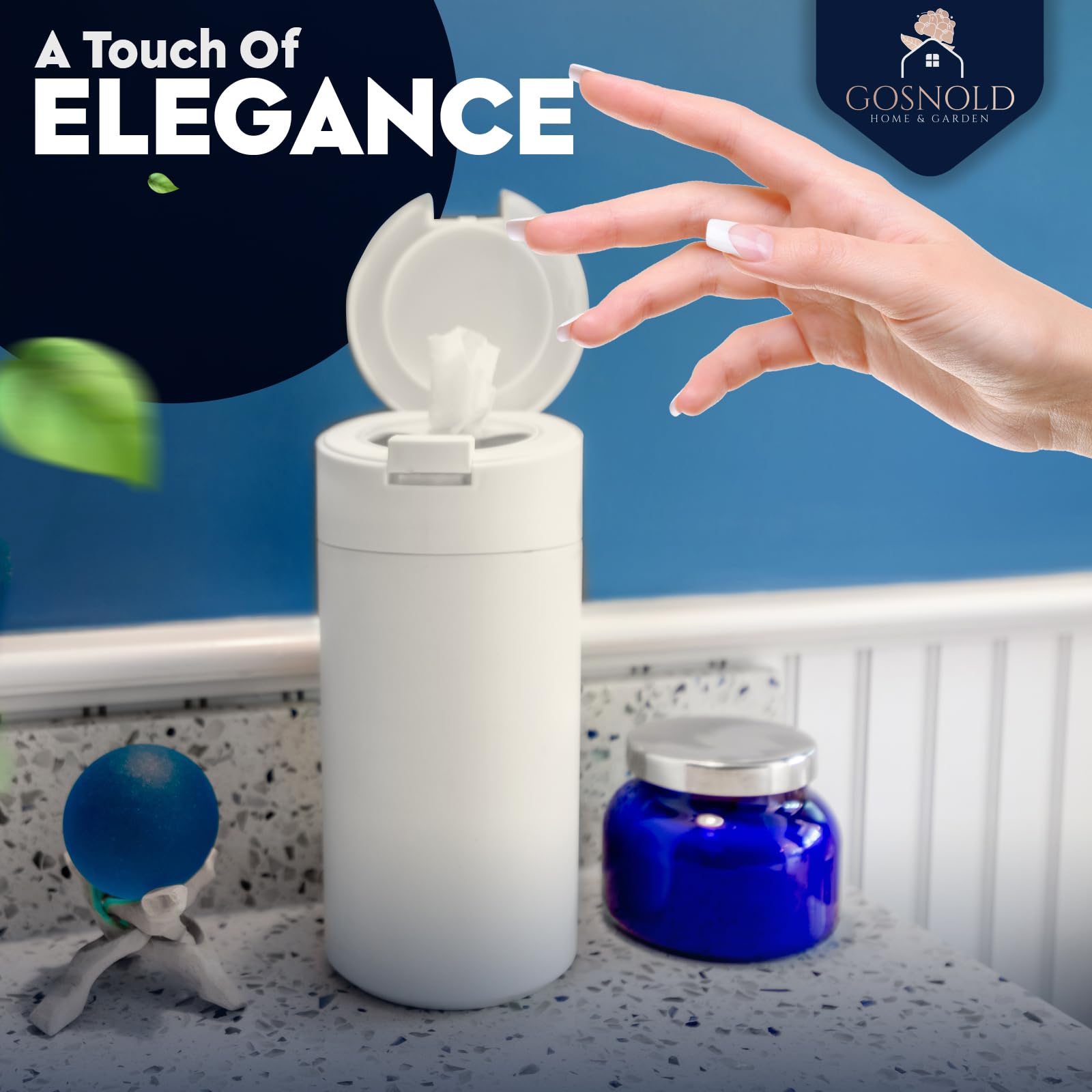 Gosnold durable, scratch-resistant dispenser designed for daily use.
