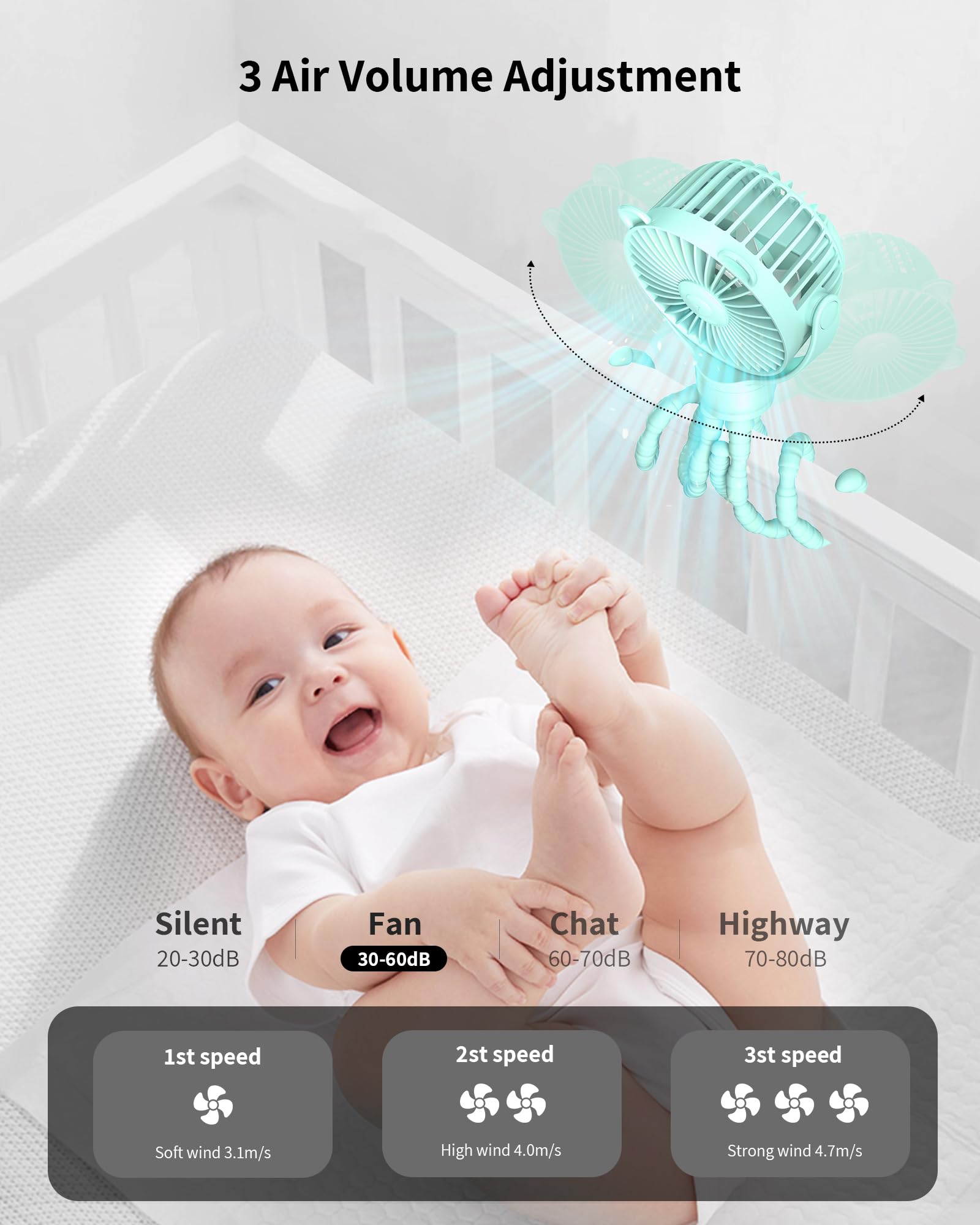GOTOTO five-in-one design: handheld, stand, wall, or mounted