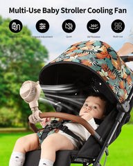 Gototo Baby Stroller Fan handheld use for quick cooling on the go.